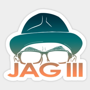 Vintage JAG III Logo Sticker